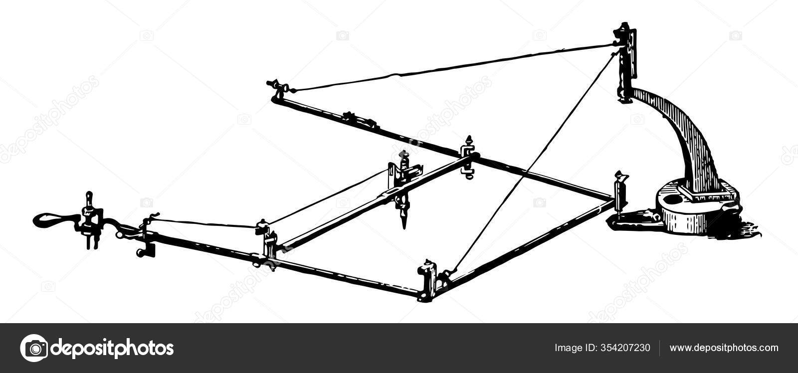 Pantograph Instrument Used Copying Plans Also Copying Drawing Plan